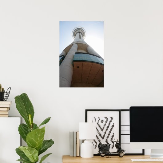 Auckland Sky Tower Poster (Thuiskantoor)
