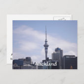 Auckland Skyline Briefkaart (Voorkant / Achterkant)