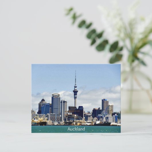 Auckland Skyline Kaart (Staand voorkant)