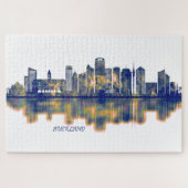 Auckland Skyline Legpuzzel (Horizontaal)