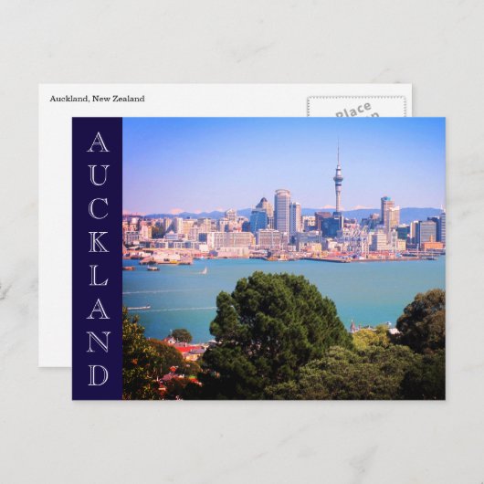 auckland skyline nz briefkaart (Voorkant / Achterkant)
