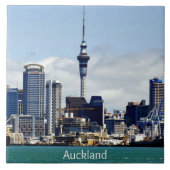 Auckland Skyline Tegeltje (Voorkant)