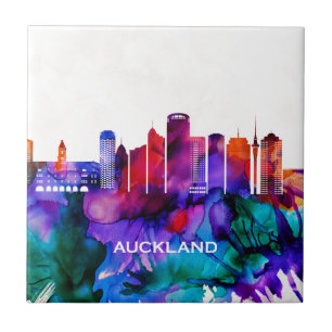 Auckland Skyline Tegeltje