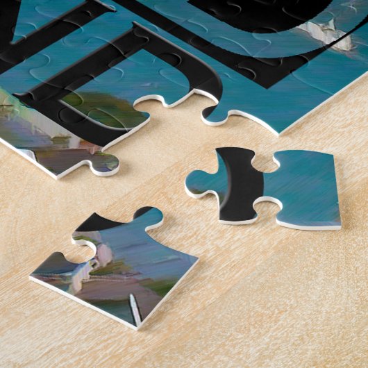 Auckland Square Puzzle Legpuzzel (Zijkant)