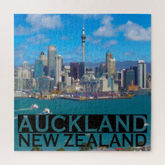 Auckland Square Puzzle Legpuzzel (Verticaal)