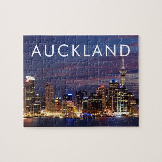 Auckland stadsbeeld legpuzzel (Horizontaal)