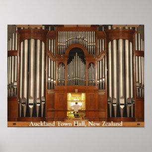 Auckland Town Hall pijporgel poster