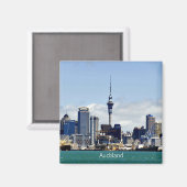 Aucklandse skyline magneet (Voorkant / Achterkant)