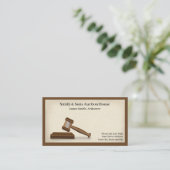 Auctioneer Judge Visitekaartje (Staand voorkant)