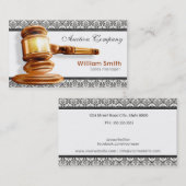 Auctioneer Services Visitekaartje (Voorkant / Achterkant)