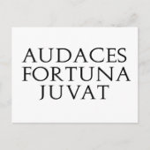 Audaces Fortuna Juvat Briefkaart (Voorkant)