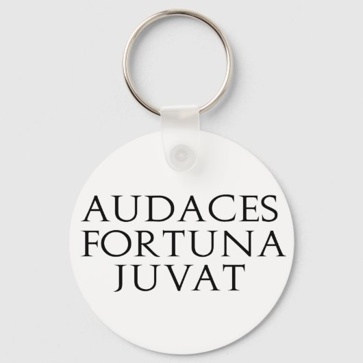 Audaces Fortuna Juvat Sleutelhanger (Voorkant)