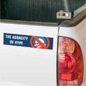 AUDACITEIT VAN HYPE BUMPERSTICKER (Op Truck)
