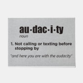 Audacity Doormat Deurmat (Voorkant)