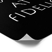 Audax bij fidelis poster (Hoek)