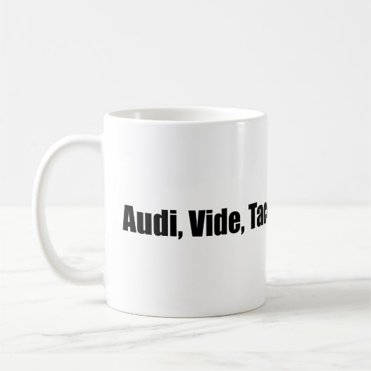 Audi, video, tace koffiemok (Links)