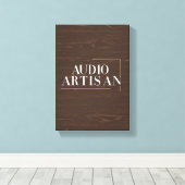 Audio Ambachtsman Canvas Afdruk (Insitu (Houten vloer))