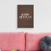 Audio Ambachtsman Canvas Afdruk (Insitu (Woonkamer))