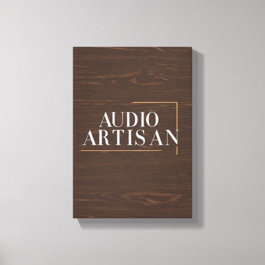 Audio Ambachtsman Canvas Afdruk (Voorkant)