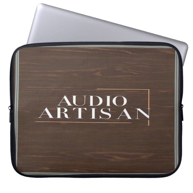 Audio Ambachtsman Laptop Sleeve (Voorkant)