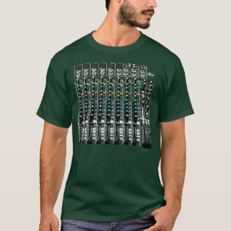Audio amp Sound Engineer Mix Console Opname Eng T-shirt