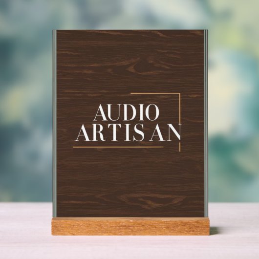 Audio Artisan Acryl Bord (Neutraal)