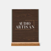 Audio Artisan Acryl Bord (Voorkant)