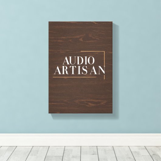 Audio Artisan Canvas Afdruk (Insitu (Houten vloer))