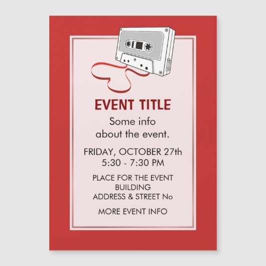 Audio Cassette (Voorkant)