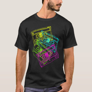 Audio Cassette 80s 80s Partij Costume 5 T-shirt