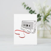 Audio-cassette Briefkaart (Staand voorkant)
