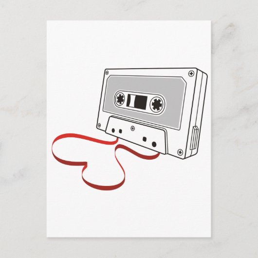 Audio-cassette Briefkaart (Voorkant)
