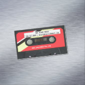 Audio Cassette DJ Magnetisch Visitekaartje (Voorbeeld)
