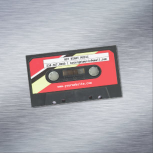 Audio Cassette DJ Magnetisch Visitekaartje