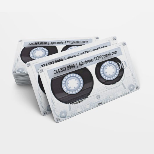 Audio Cassette DJ Visitekaartje