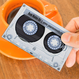 Audio Cassette DJ Visitekaartje