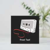 Audio Cassette Kaart (Staand voorkant)