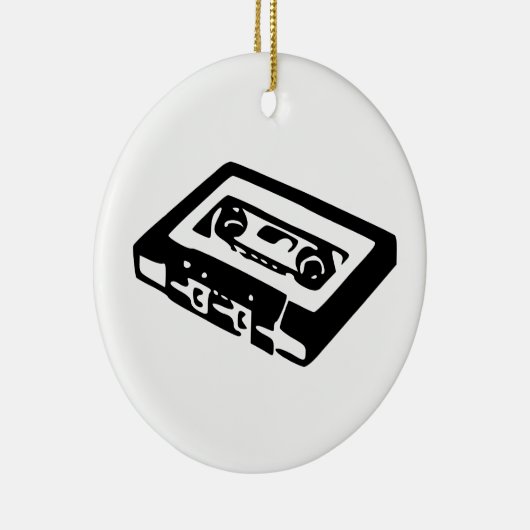 Audio Cassette Keramisch Ornament (Rechts)