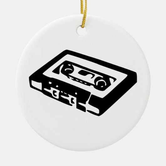 Audio Cassette Keramisch Ornament (Voorkant)