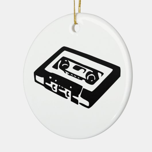 Audio Cassette Keramisch Ornament (Links)