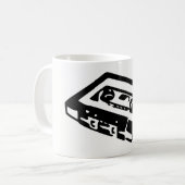 Audio Cassette Koffiemok (Voorkant links)