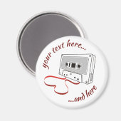 Audio cassette magnet (Voorkant / Achterkant)