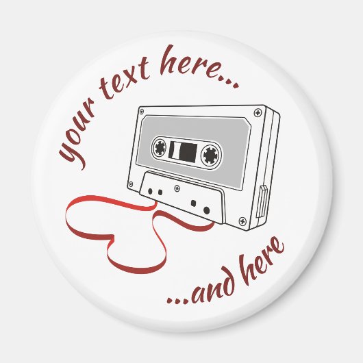 Audio cassette magnet (Voorkant)