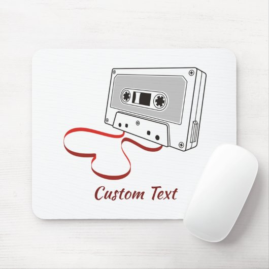 Audio-cassette Muismat (Met muis)