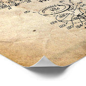 Audio Cassette-octrooi Poster (Hoek)