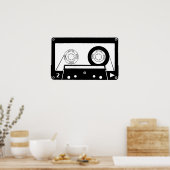 Audio Cassette of Nerd Art Poster (Keuken)