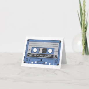 Audio cassette  opnamemix taperetro kaart