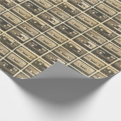 Audio Cassette, Retro Poster Hip-Hop. Cadeaupapier (Hoek)