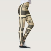 Audio Cassette, Retro Poster Hip-Hop. Leggings (Rechts)