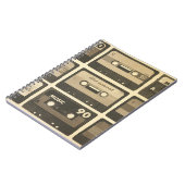 Audio Cassette, Retro Poster Hip-Hop. Notitieboek (Linkerzijde)